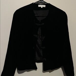 Preston & York Black Velvet Blazer